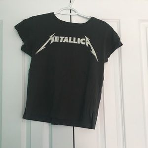 ***FINAL SALE***Faded Metallica Top!!